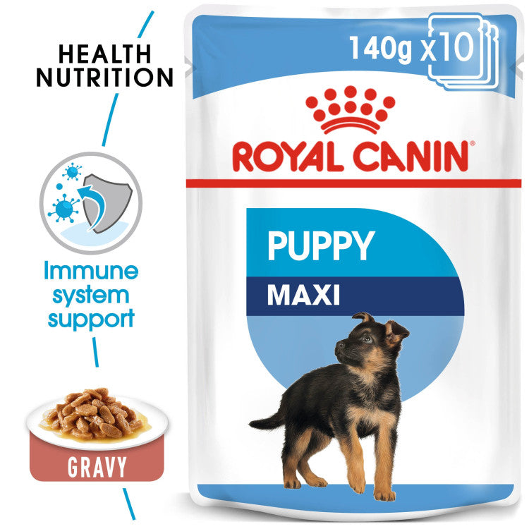 Size Health Nutrition Maxi Puppy (Wet Food - Pouches) 10 x 140