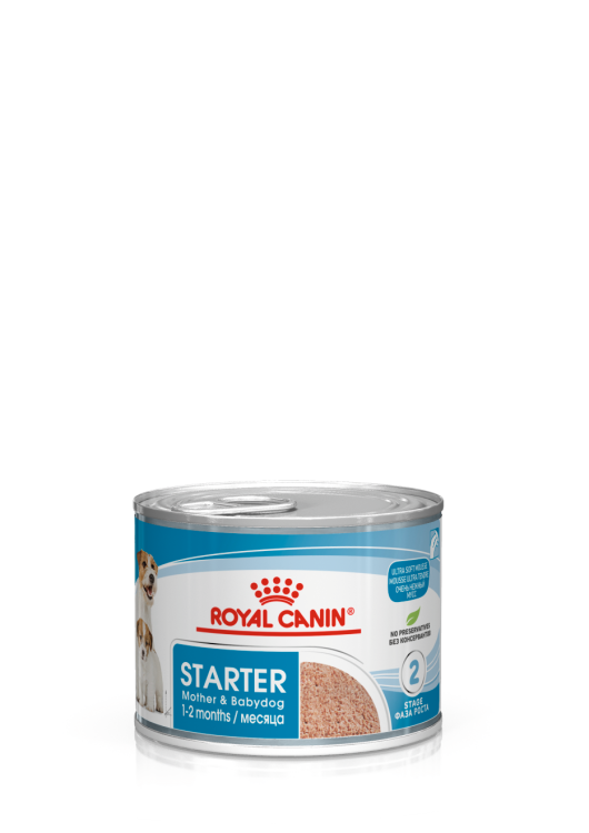 Canine Health Nutrition Starter Mousse (Wet Food - Cans) 12 x 195 g