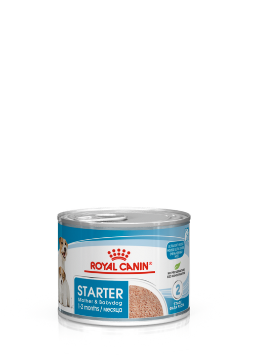 Canine Health Nutrition Starter Mousse (Wet Food - Cans) 12 x 195 g
