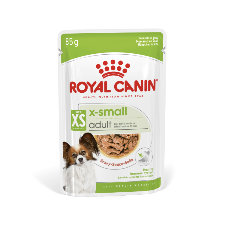 Size Health Nutrition XS Adult (Wet Food - Pouches) 12 x 85 g