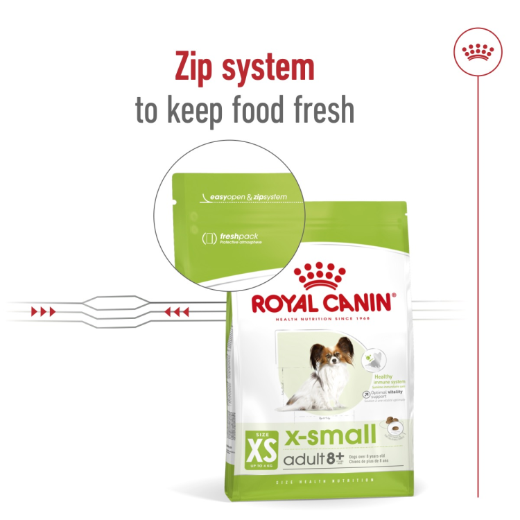Size Health Nutrition XS Adult 8+ 1.5 kg